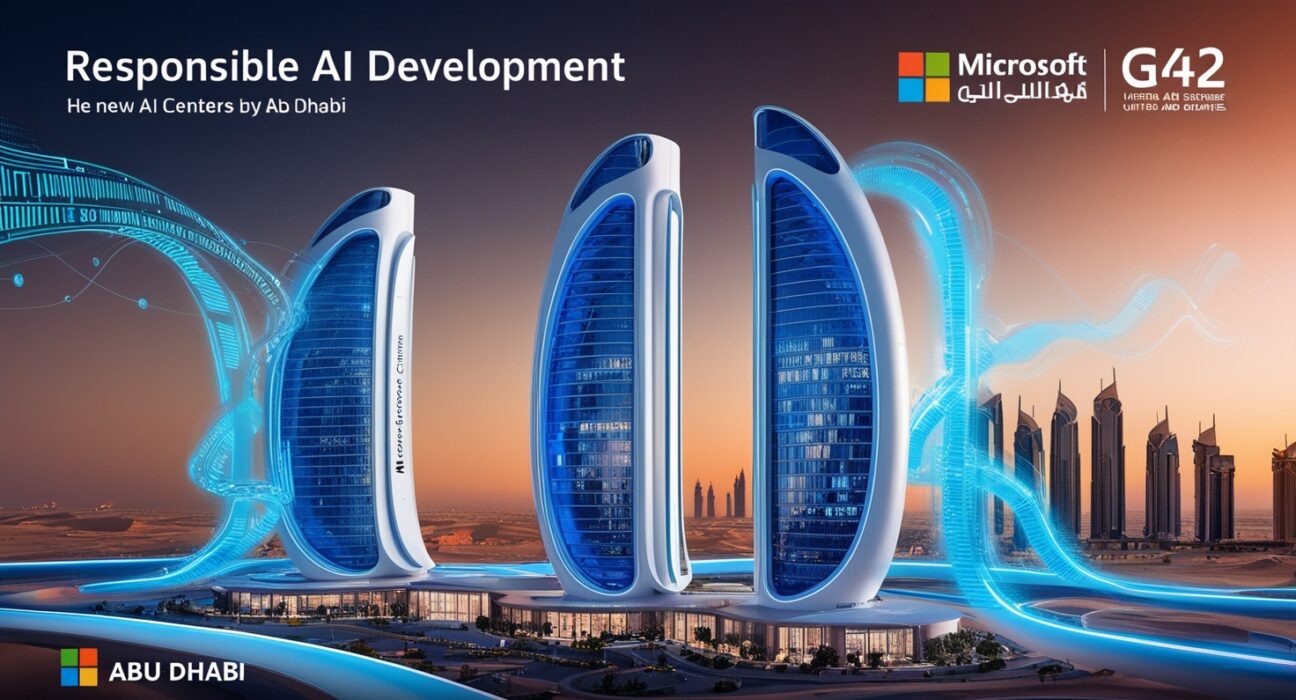 Microsoft und die AI-Firma G42 aus den VAE errichten zwei neue Zentren in Abu Dhabi