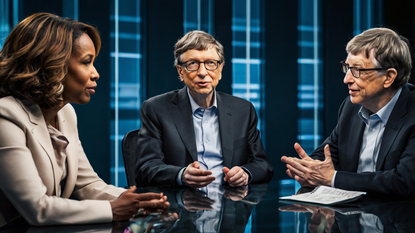 Oprah Winfrey, Sam Altman und Bill Gates