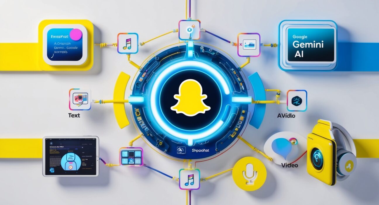 Snapchat nutzt Google Gemini