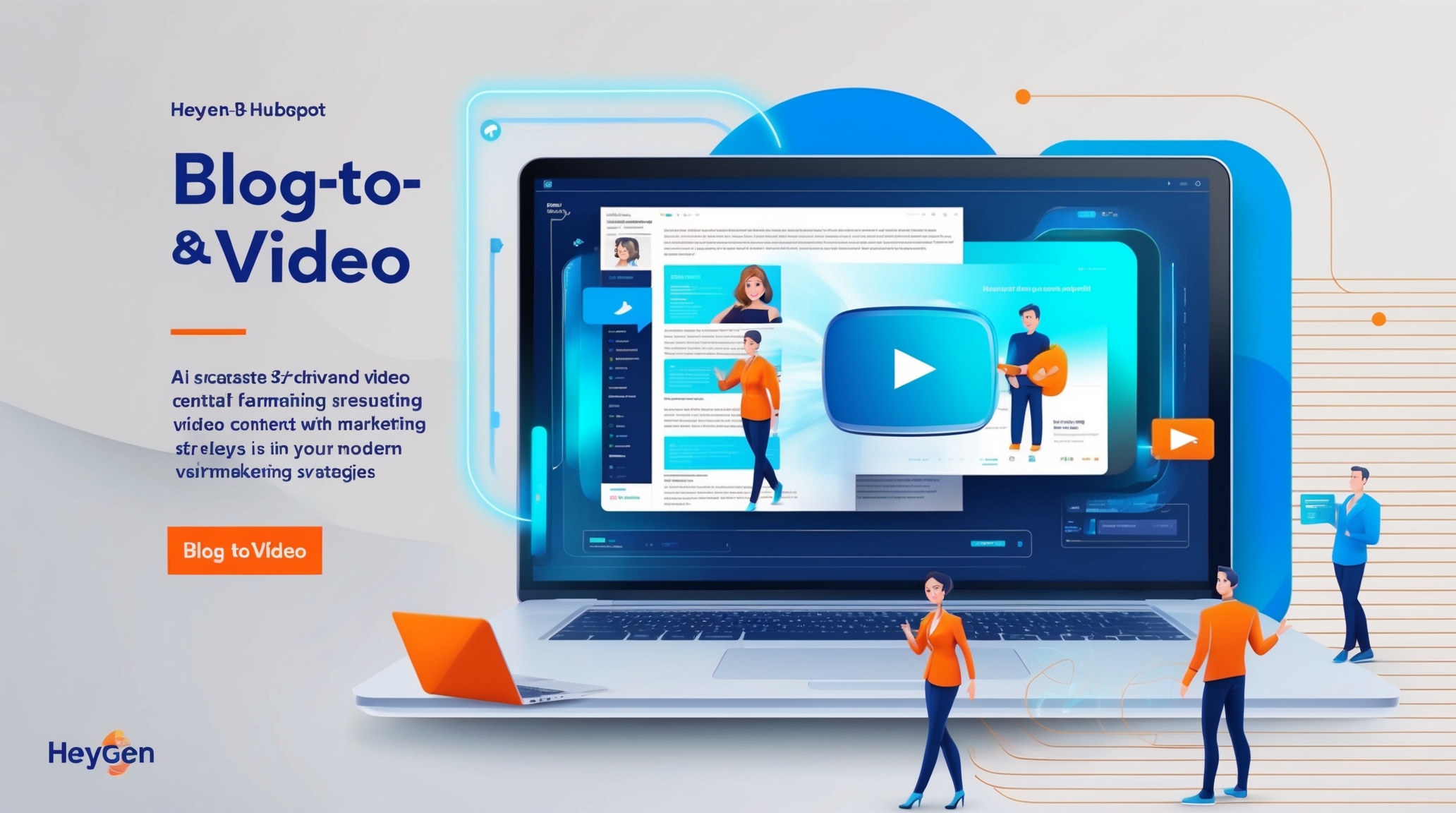 KINEWS24.de - HeyGen + HubSpot - Blog-to-Video