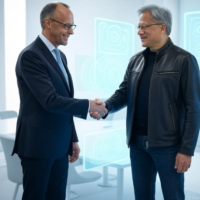 KINEWS24.de - KI-Standort Deutschland 2025 Merz & Huang starten KI-Cloud